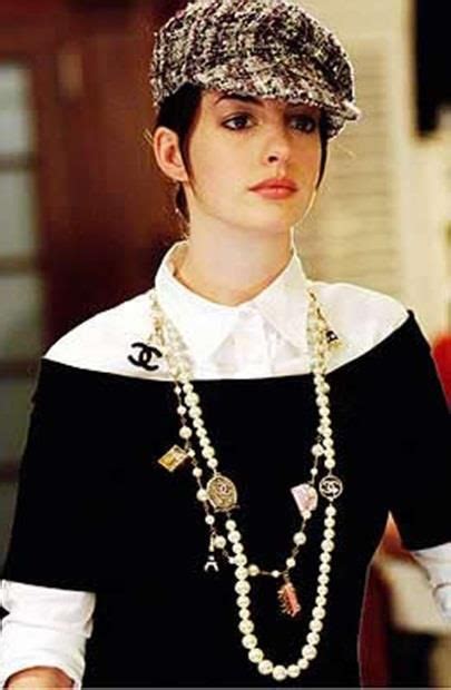 chanel necklace pearl devil wears prada|devil wears Prada montage.